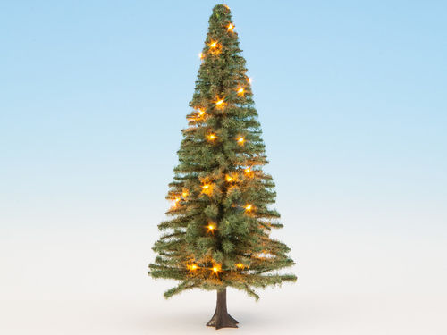 Noch H0/TT 22131 Beleuchteter Weihnachtsbaum 12 cm