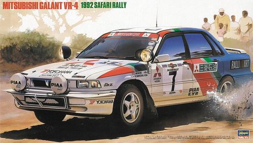1/24 Hasegawa Bausatz Mitsubishi Galant VR4, Safari Rally 1992